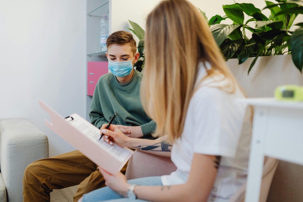 Attorney consulting family on nursing home abuse legal case