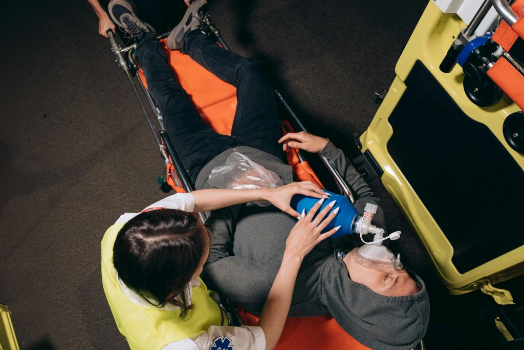 School bus accident lawyer consulting injured student and family